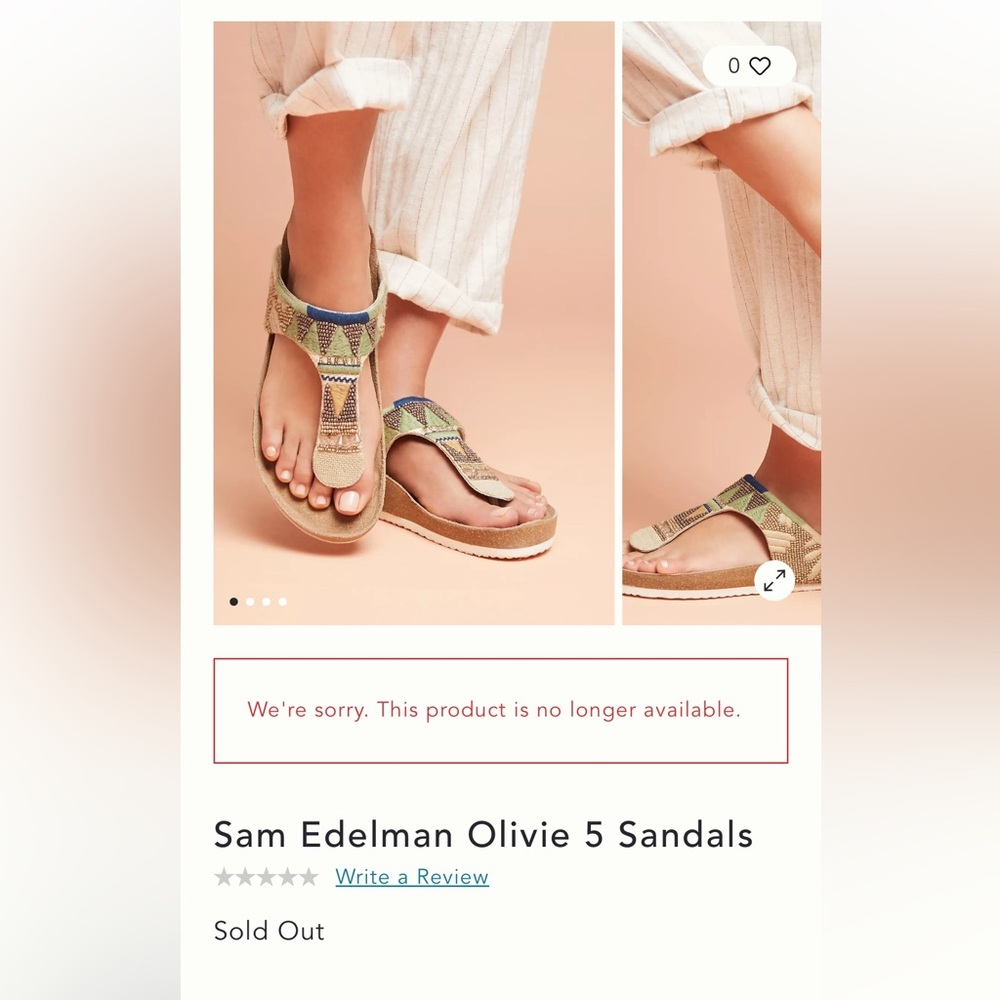Sam Edelman Olivie Womens Boho Beaded Sandals Size 7 Anthropologie